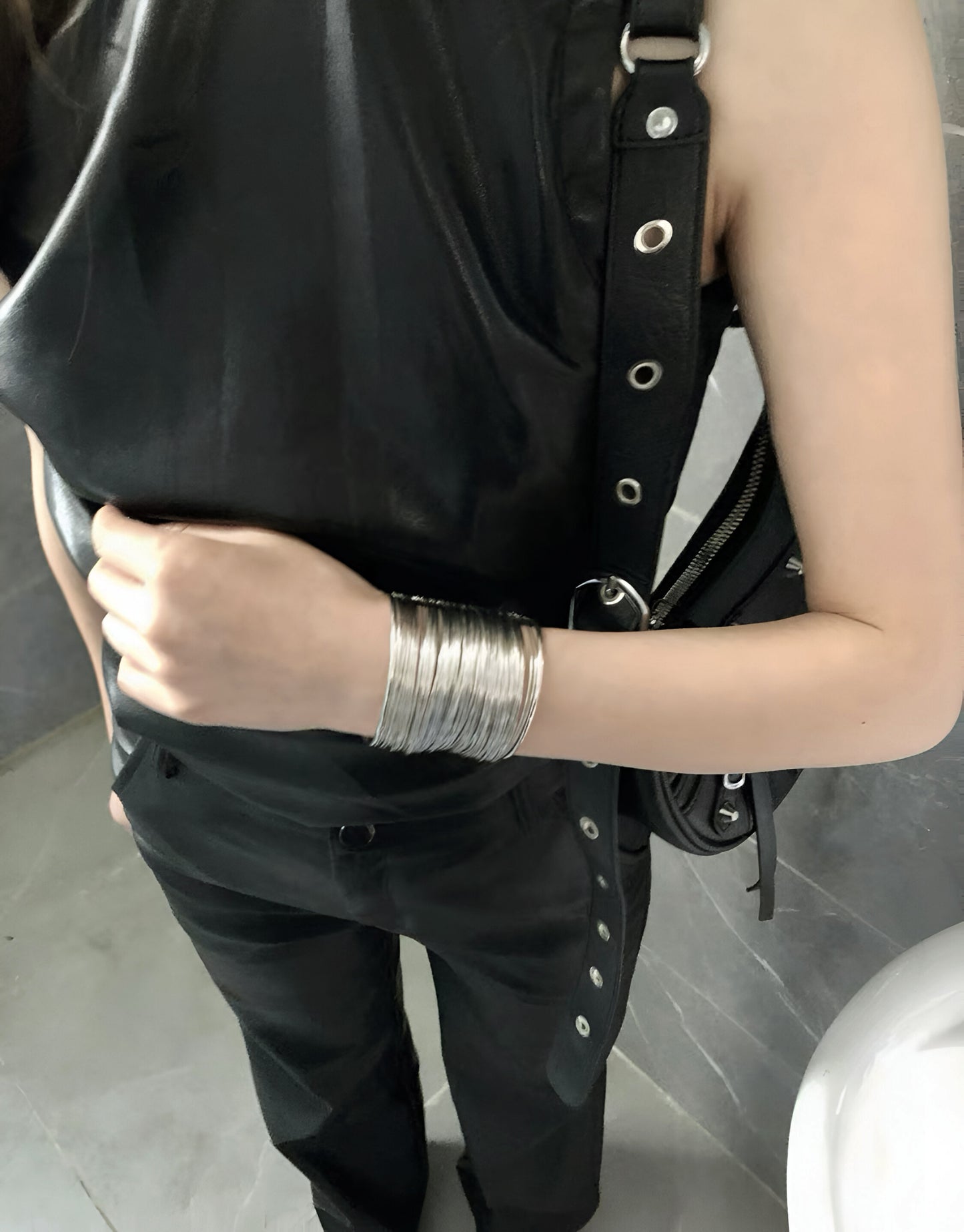 Stacked Wire Cuff Bracelet